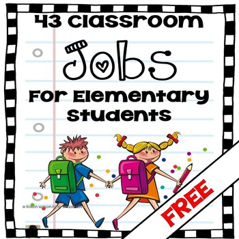 Preview of Classroom Jobs List FREE