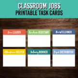 Classroom Jobs Printable Task Cards | Helper and Leader La