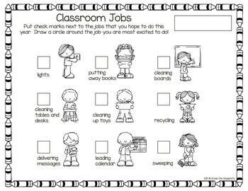 classroom jobs printables for teaching about classroom jobs tpt