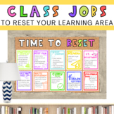 Classroom Jobs - Reset Your Area