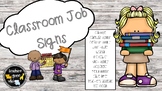 Classroom Jobs (Shiplap or Wood Background)