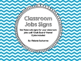 Classroom Jobs Signs