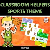 Classroom Jobs Sports Theme