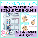 Classroom Jobs and Hand Signal Posters