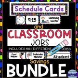 Classroom Jobs and Schedule Cards Bundle