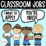 Classroom Jobs for Kids: Job Cards, Applications, and Inte