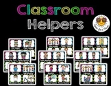 Classroom Jobs/Classroom Helper {Editable} - Black and Bri