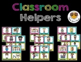Classroom Jobs/Classroom Helpers {Editable} - Bright Polka