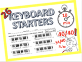 26 High Quality 10-min student marked Keyboard theory starters