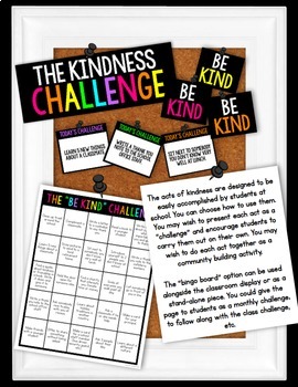 Classroom Kindness Challenge by Blair Turner | Teachers Pay Teachers