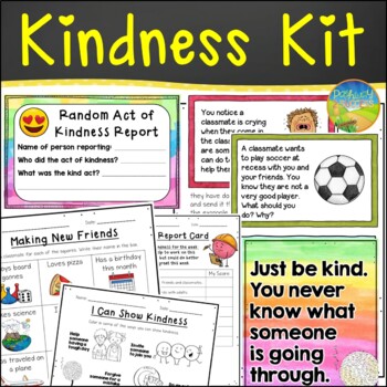Preview of Kindness Activities for a Positive Classroom Community