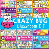 Classroom Decor {Crazy Bug Classroom Theme} Editable