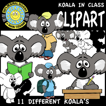 Preview of Classroom Koala Clipart