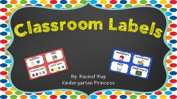 Preview of Classroom Label Pack