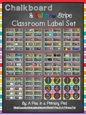 Editable Classroom Label Set: Supplies, Library, Manipulat