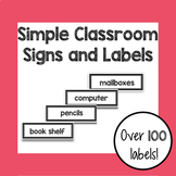 Classroom Labels!! *FREEBIE*