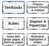 Classroom Labels 