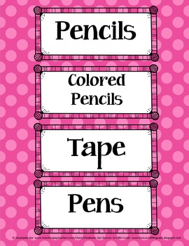editable classroom labels by stephanie rye forever in fifth grade