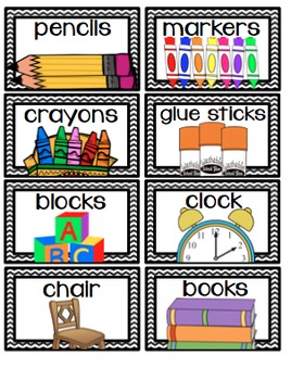 Classroom Labels by Teach from the heART | Teachers Pay Teachers