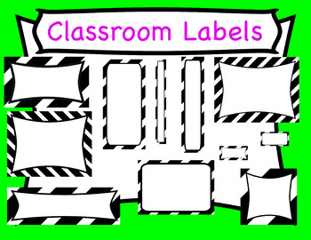 Preview of Classroom Labels