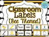Classroom Labels {Bee Themed}