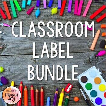 Classroom Labels (Bundle!)