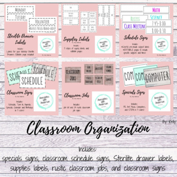 Preview of Classroom Labels Bundle