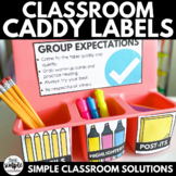 Classroom Labels | Caddy Supply Labels | Classroom Decor a