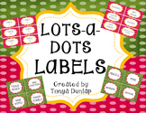 Classroom Labels - Dots, Editable