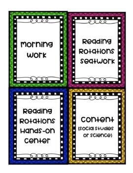 Preview of Classroom Labels - Editable - Organization and Labeling
