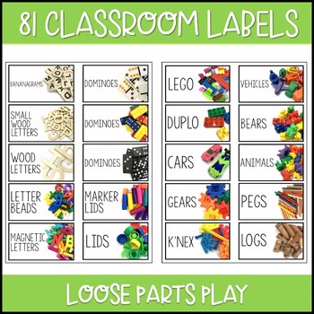 Classroom Supply Labels by Mooving Through Second