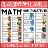 Classroom Labels | Math Manipulatives & Tools