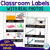 Classroom Labels Photo Version