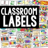 Classroom Labels - Real Photos for Preschool, Pre-K, Kinder, & 1st Grade