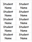Classroom Labels Templates