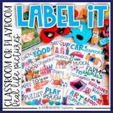 Classroom Labels | Toy Room Labels with Real Life Pictures