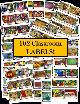 Preview of Classroom Labels Toys and Supplies 100+ Pictures