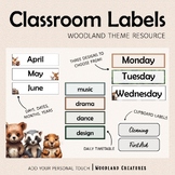 Classroom Labels | Woodland Creature Theme | Classroom Dec