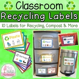 Classroom Labels for Recycling, Compost & More - Earth Day