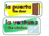 Classroom Labels in Spanish/English