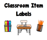 Classroom Labels with Pictures