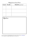 Classroom Lesson Planner - Bullying
