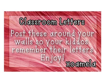 Preview of Classroom Letters!