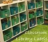 Classroom Libary  DRA Labels for the Books