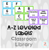 A-to-Z Leveled Classroom Library Labels