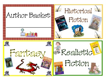 classroom library basket labels by genre by ms reidy tpt