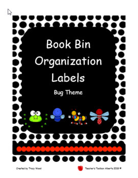 Preview of Classroom Library Bin Labeling System