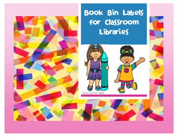 Preview of Classroom Library Bin Labels