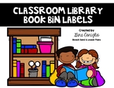 Classroom Library Book Basket Genre Labels