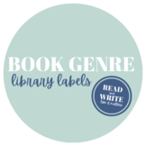 Classroom Library Book Genre Labels